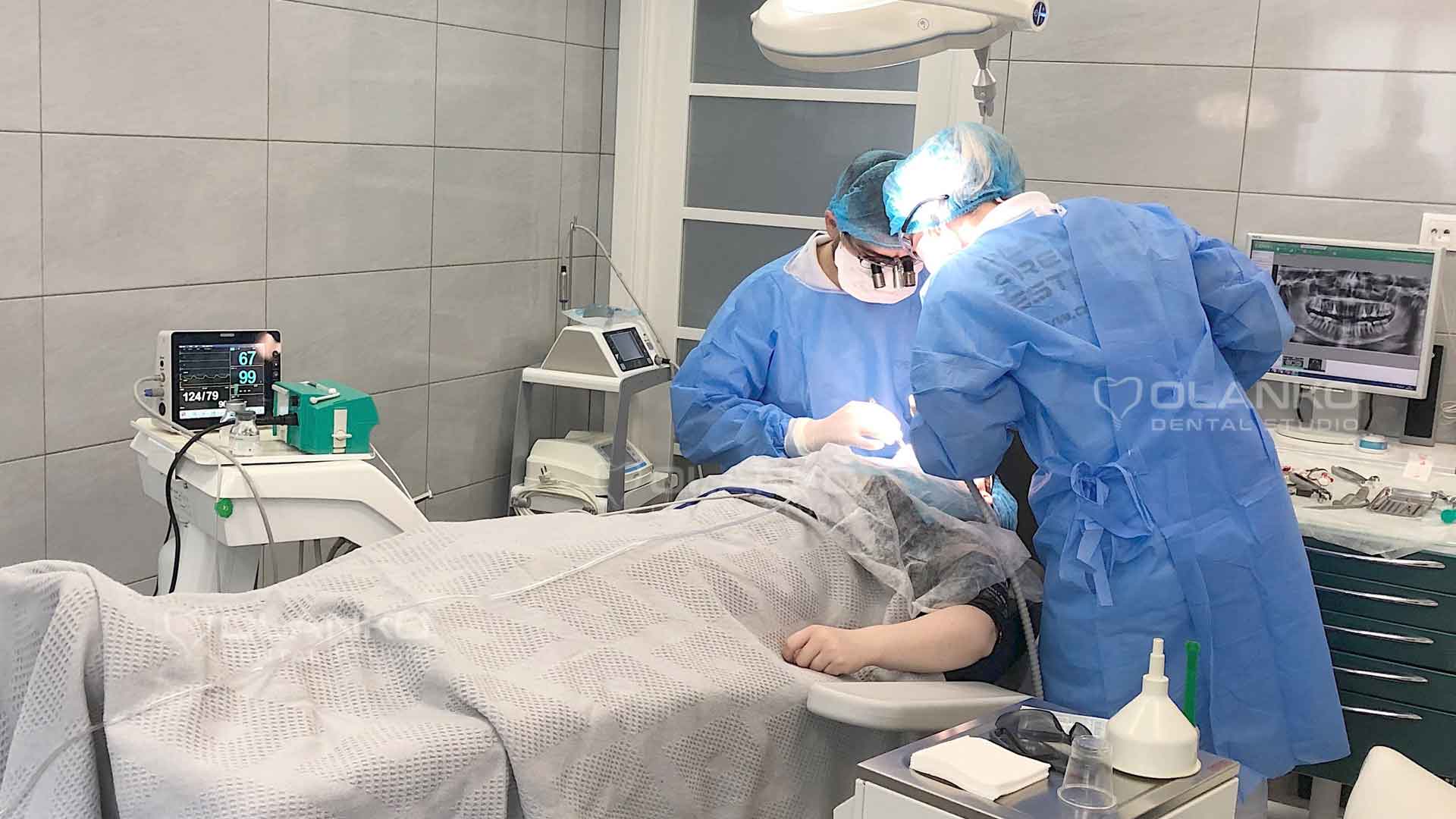 Лікування зубів уві сні, під загальним наркозом - Оланко Бровари Київ
