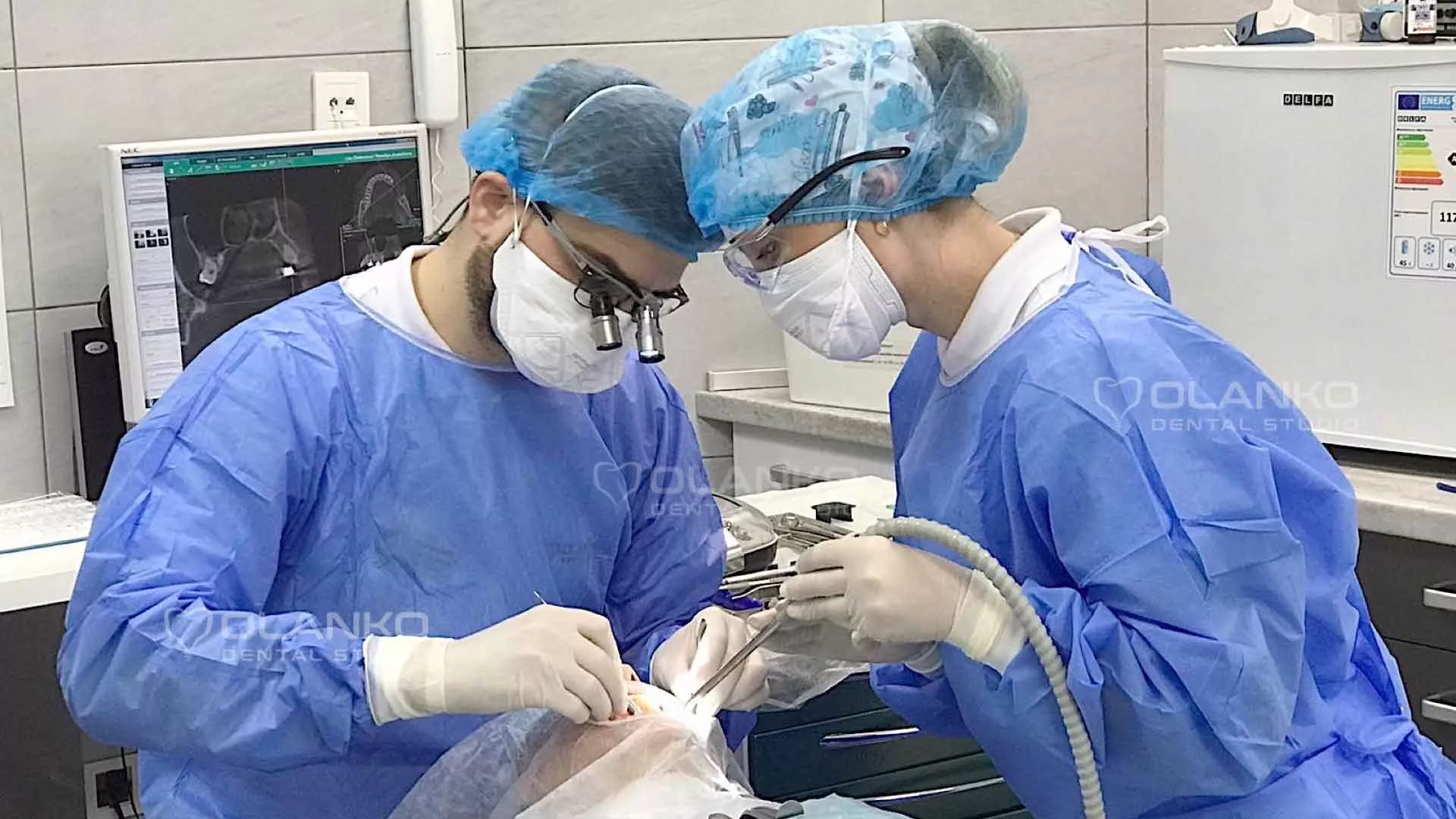Лечение зубов во сне Седация, лечение зубов под седацией Оланко Бровари Киев