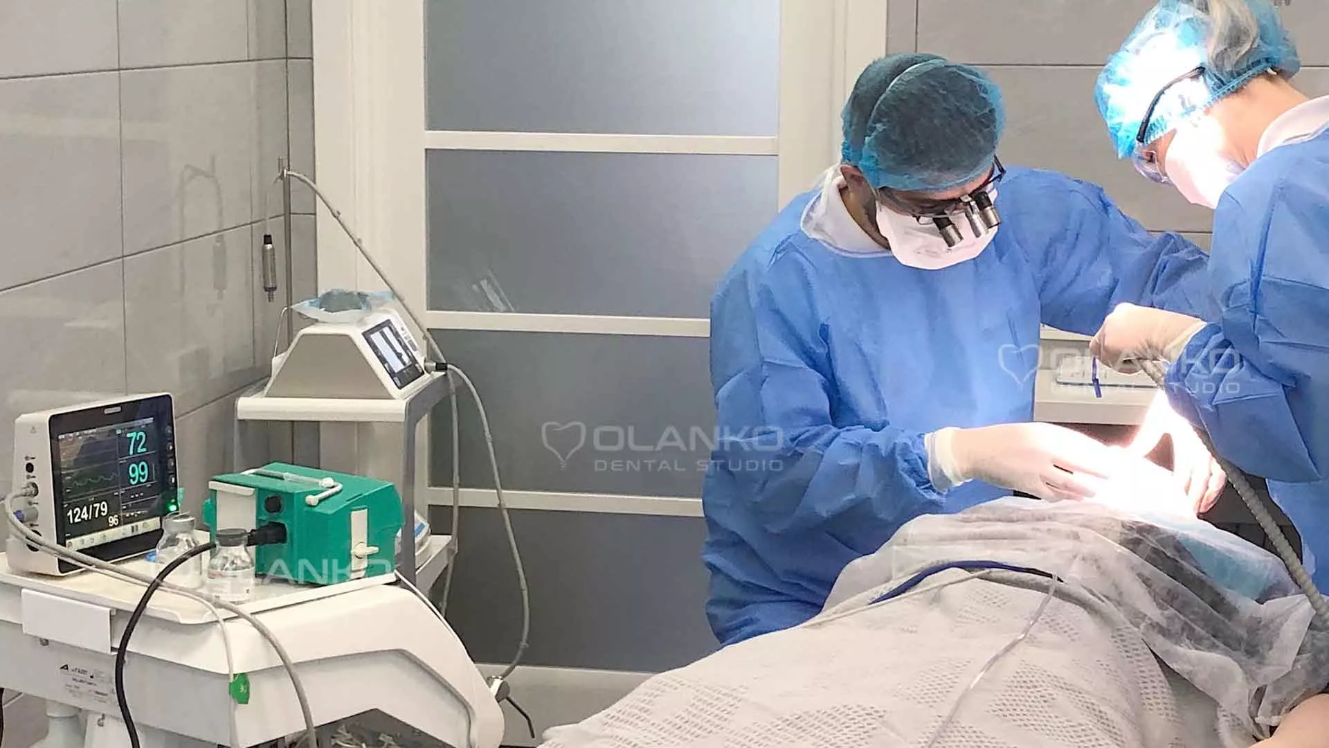Лечение зубов во сне Седация, лечение зубов под седацией - Оланко Бровари Киев Украина